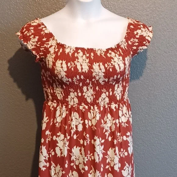 Lark + Grey Dresses | Lark + Grey Dress | Color: Cream/Red | Size: Xl | Pm-02072839's Closet